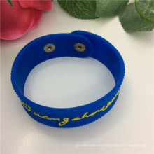 Hot Sell Cheap Custom Injection Silicone Rubber Fashion Bracelet